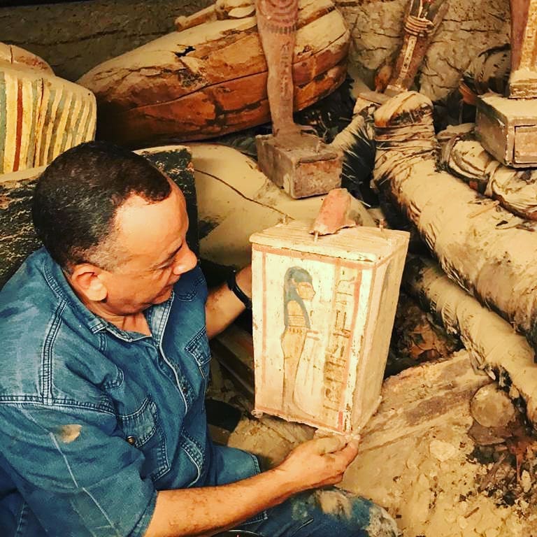 Altri sarcofagi sigillati da Saqqara - Djed Medu