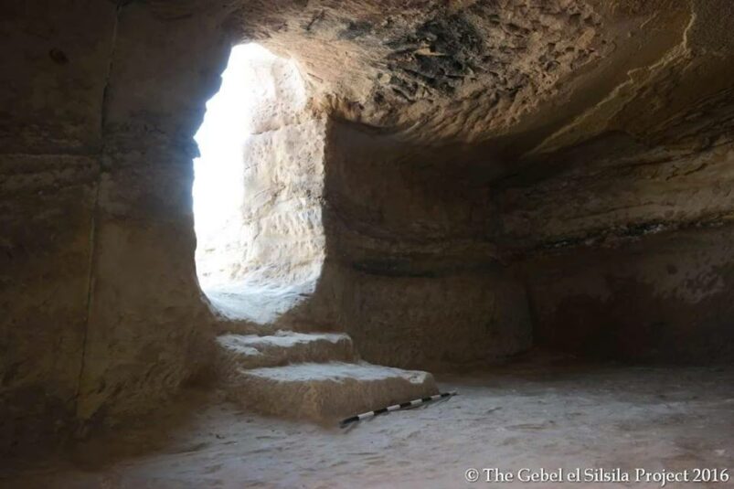 Gebel el-Silsila, scoperte tombe rupestri della XVIII dinastia - Djed Medu