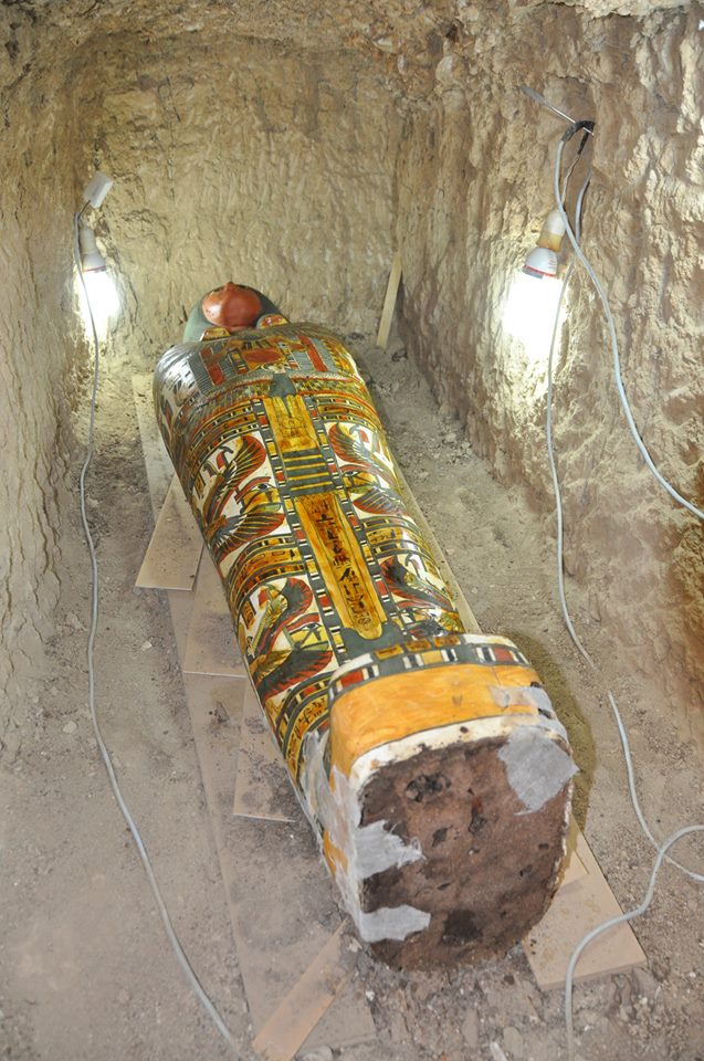 Luxor, Scoperta tomba di III Periodo Intermedio nei pressi del tempio di Thutmosi III - Djed Medu