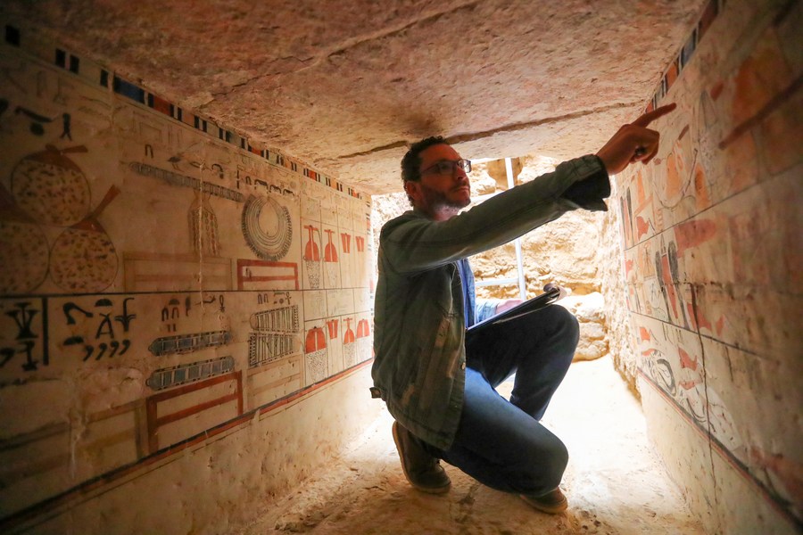 Presentate le 5 tombe scoperte a Saqqara - Djed Medu