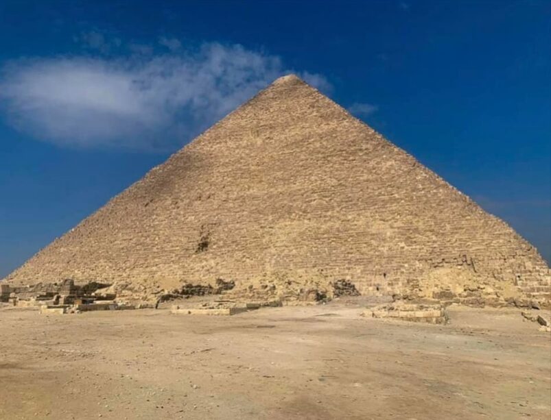 Finalmente libero il lato Sud della Piramide di Cheope - Djed Medu