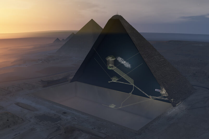 #ScanPyramids: confermata la presenza di un grande "vuoto" nella Piramide di Cheope? - Djed Medu