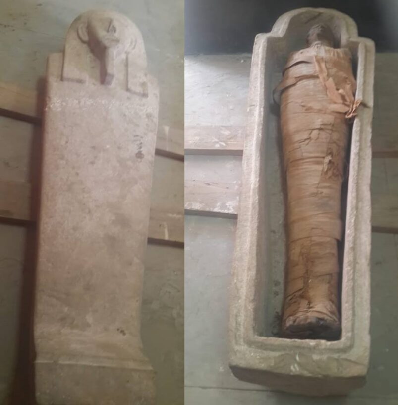 Assuan, scoperte tombe di Epoca Tarda con sarcofagi e mummie - Djed Medu