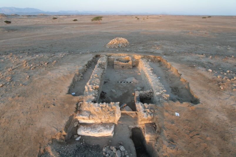 Berenice, scoperta tomba di 1500 anni con il pavimento in corallo - Djed Medu