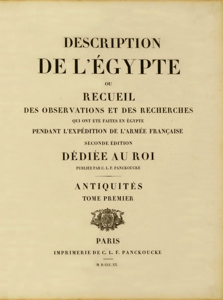 Recuperate 22 pagine rubate della Description de l'Égypte - Djed Medu