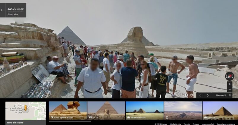 "Visitando" l'Egitto con Google Street View - Djed Medu