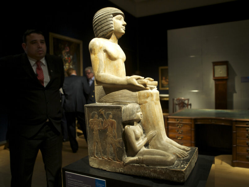 La statua di Sekhemka rimarrà in Inghilterra ancora per 6 mesi - Djed Medu