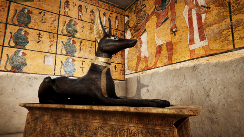 Visitando la tomba di Tutankhamon in realtà virtuale: la Macchina del Tempo - Djed Medu