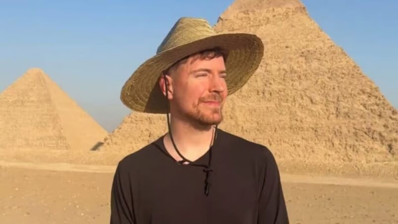 MrBeast alle piramidi di Giza