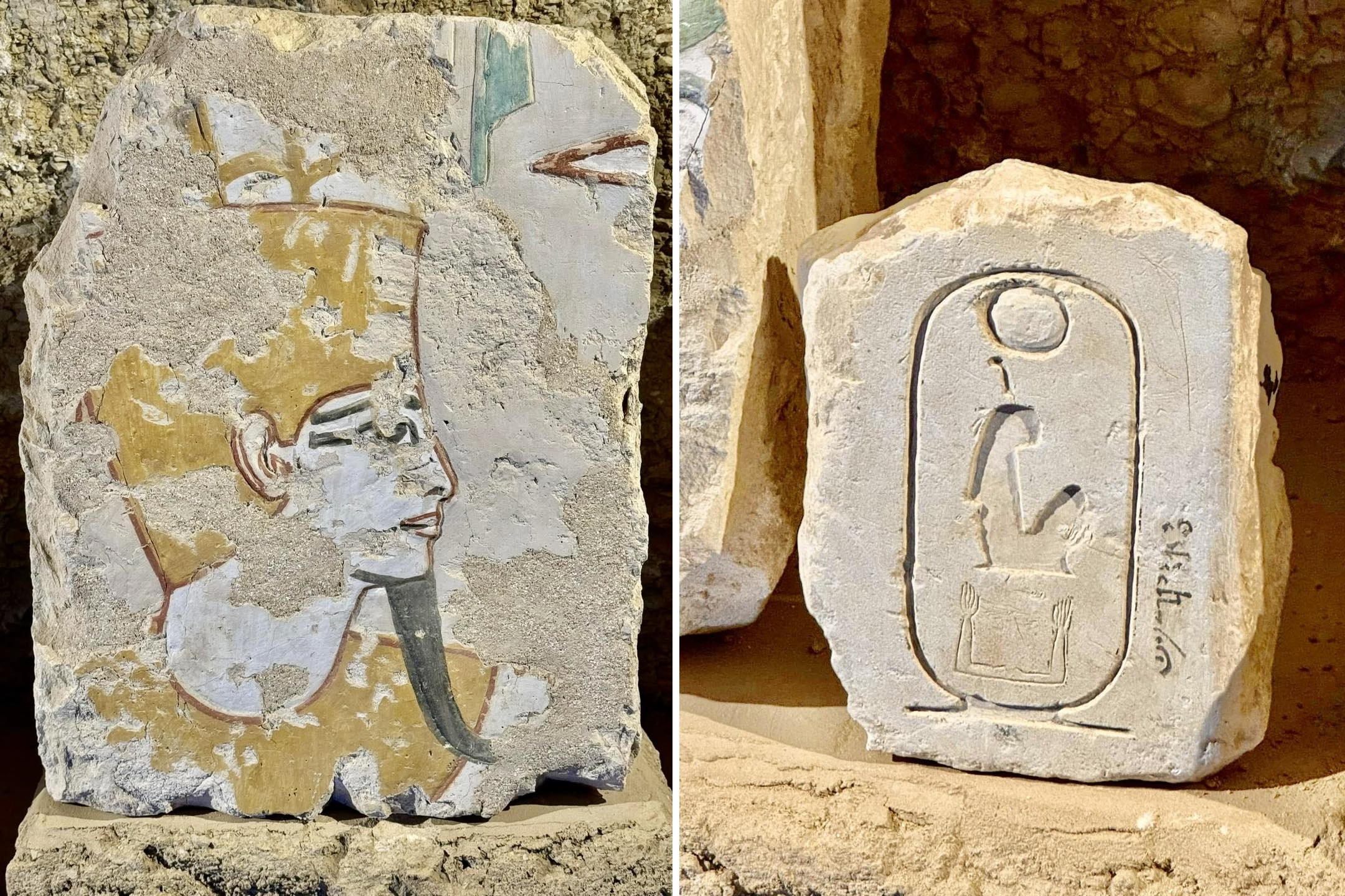 blocchi di Hatshepsut scoperti da Zahi Hawass